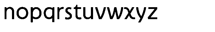 Neopol Sans Dark Font LOWERCASE
