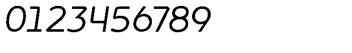 Neopol Sans Light Slanted Font OTHER CHARS