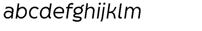 Neopol Sans Light Slanted FONT
