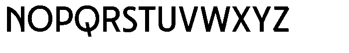 Neopol Sans Medium Font UPPERCASE