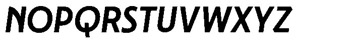 Neopol Sans Ultra Slanted Font UPPERCASE