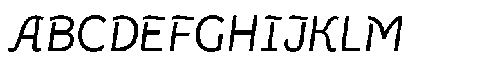 Neopol Script Light Font UPPERCASE