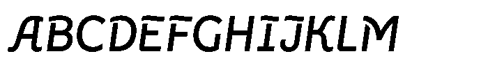 Neopol Script Medium Font UPPERCASE
