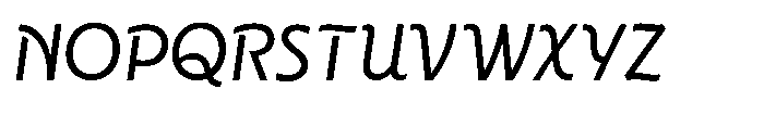 Neopol Script Regular Font UPPERCASE