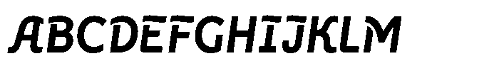 Neopol Script Ultra Font UPPERCASE