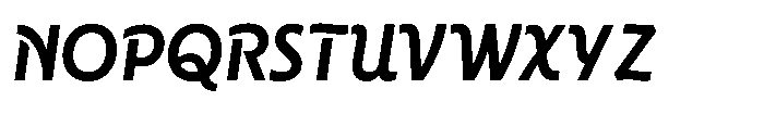 Neopol Script Ultra Font UPPERCASE