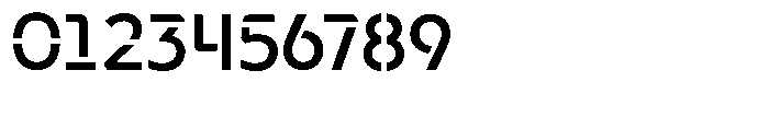 Neopol Stencil Bold Font OTHER CHARS