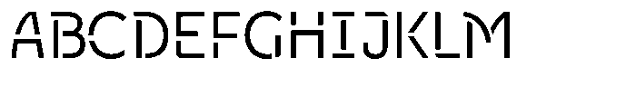 Neopol Stencil Light Font