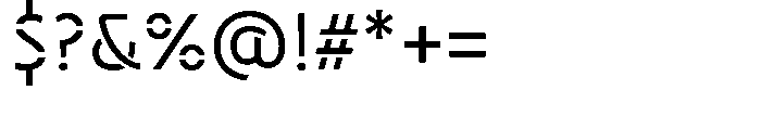 Neopol Stencil Regular Font OTHER CHARS