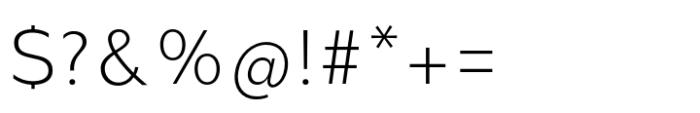 Neosande Extra Light Font OTHER CHARS