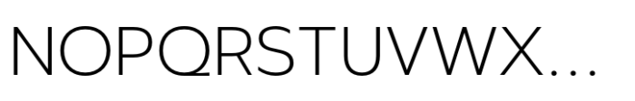 Neosande Extra Light Font UPPERCASE