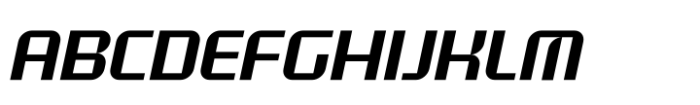 Neospeed Oblique Font UPPERCASE