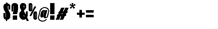 Neothin Black Font OTHER CHARS