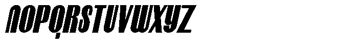 Neothin Bold Italic Font UPPERCASE
