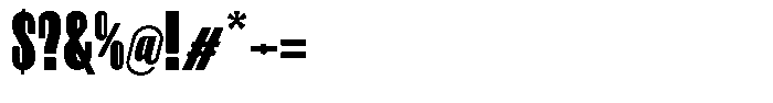Neothin Bold Font OTHER CHARS