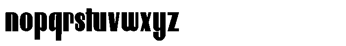 Neothin Bold Font LOWERCASE
