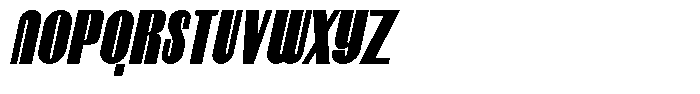 Neothin Extra Bold Italic Font UPPERCASE