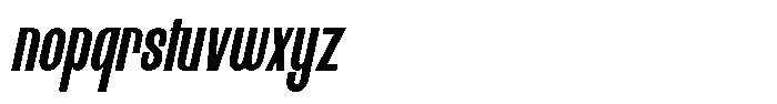 Neothin Italic Font LOWERCASE