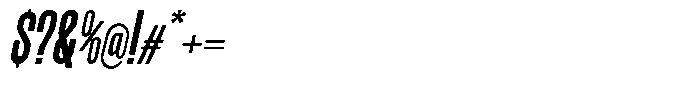 Neothin Light Italic Font OTHER CHARS