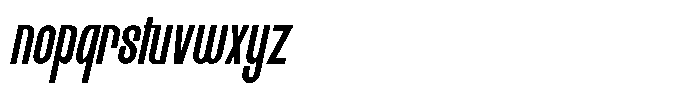 Neothin Light Italic Font LOWERCASE