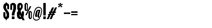 Neothin Medium Font OTHER CHARS