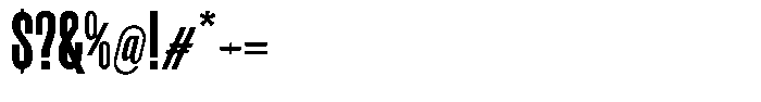 Neothin Regular Font OTHER CHARS