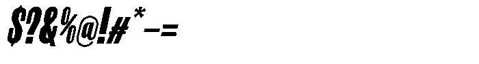 Neothin Semi Bold Italic Font OTHER CHARS