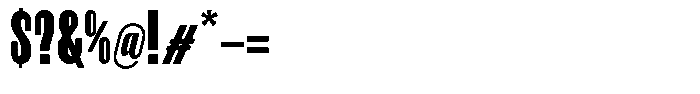 Neothin Semi Bold Font OTHER CHARS