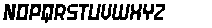 Neotokyo Italic Font LOWERCASE