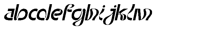 Neotrace Italic FONT