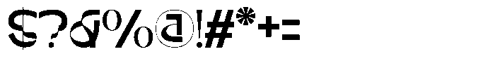 Neotrace Regular Font OTHER CHARS