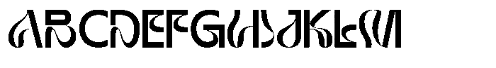 Neotrace Regular Font UPPERCASE
