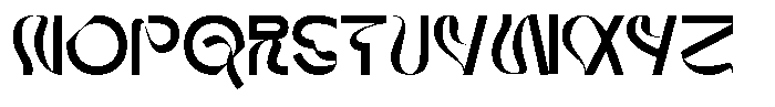 Neotrace Regular Font UPPERCASE