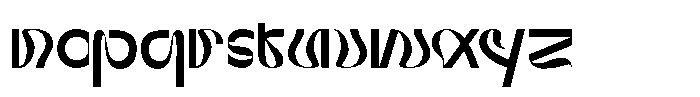 Neotrace Regular Font LOWERCASE