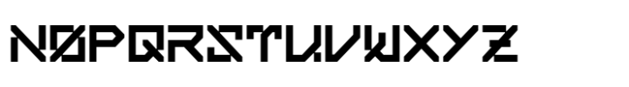Neotriad Regular Font LOWERCASE