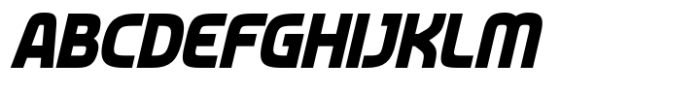 Neoverse Sans Bold Condensed Oblique Font UPPERCASE