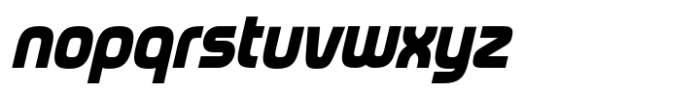 Neoverse Sans Bold Condensed Oblique Font LOWERCASE
