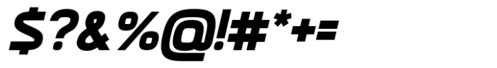 Neoverse Sans Bold Oblique Font OTHER CHARS