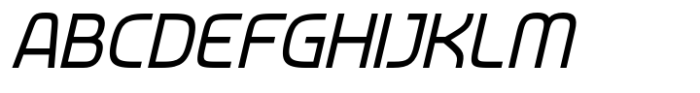 Neoverse Sans Condensed Oblique Font UPPERCASE