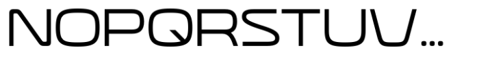Neoverse Sans Expanded Font UPPERCASE