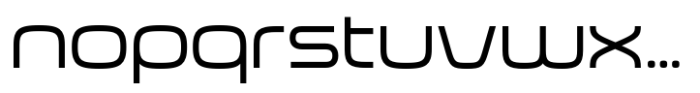 Neoverse Sans Expanded Font LOWERCASE