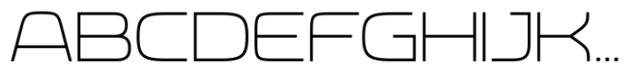 Neoverse Sans Light Expanded Font UPPERCASE