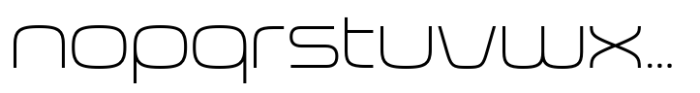 Neoverse Sans Light Expanded Font LOWERCASE