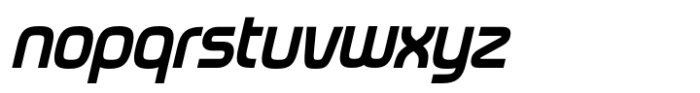 Neoverse Sans Medium Condensed Oblique Font LOWERCASE