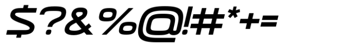 Neoverse Sans Medium Expanded Oblique Font OTHER CHARS
