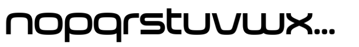 Neoverse Sans Medium Expanded Font LOWERCASE
