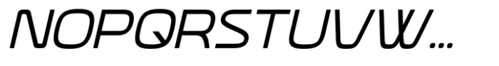 Neoverse Sans Oblique Font UPPERCASE