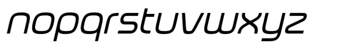 Neoverse Sans Oblique Font LOWERCASE