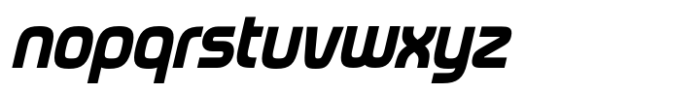 Neoverse Sans Semi Bold Condensed Oblique Font LOWERCASE