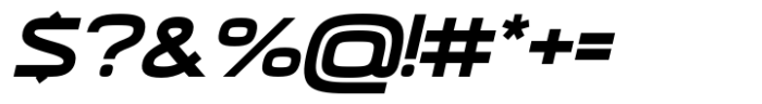 Neoverse Sans Semi Bold Expanded Oblique Font OTHER CHARS